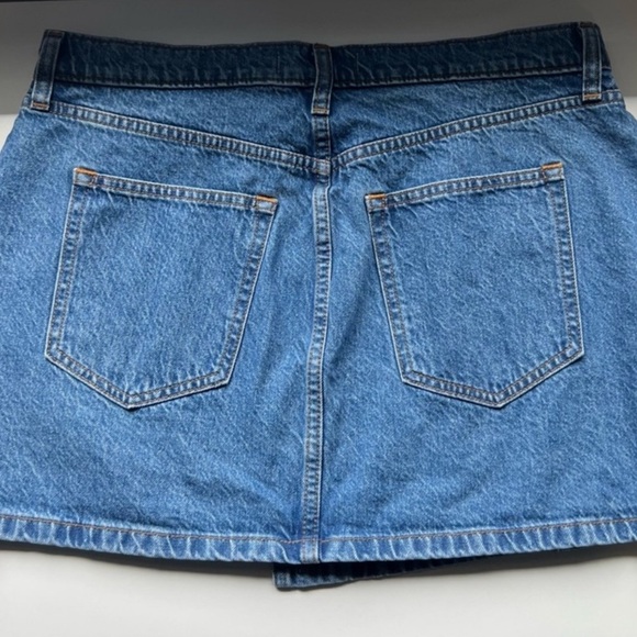 ABERCROMBIE MINI DENIM CARGO SKIRT SIZE 12 - Picture 2 of 11
